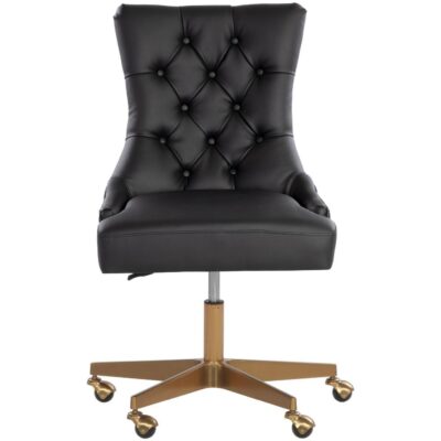 Delilah Office Chair - Dillon Black 107658 107658 DELILAH OFFICE CHAIR DILLON BLACK 1