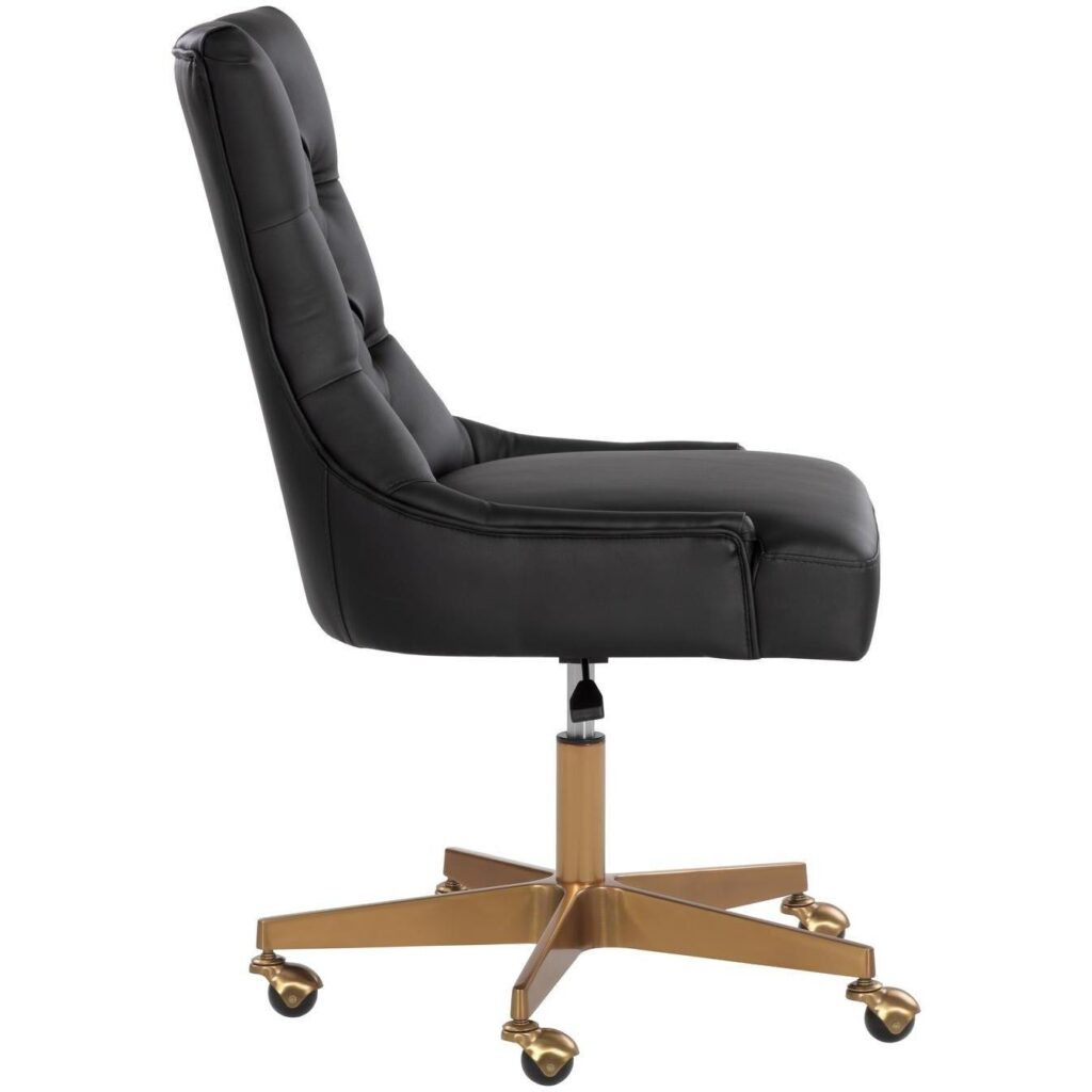 Delilah Office Chair - Dillon Black - Image 3