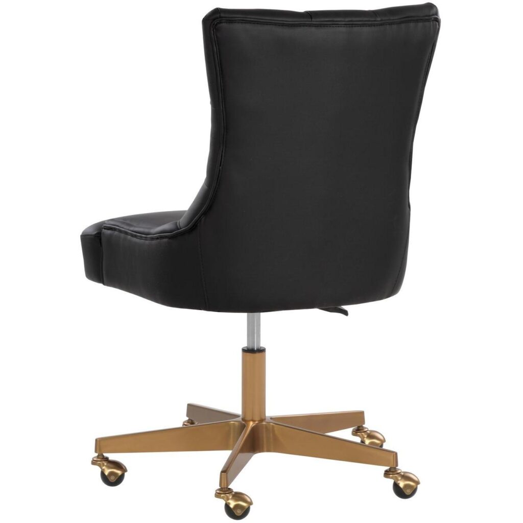 Delilah Office Chair - Dillon Black - Image 4