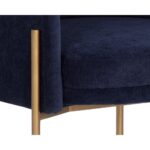 Richie Dining Armchair - Antique Brass - Danny Navy 13 Richie Dining Armchair - Antique Brass - Danny Navy 107665 107665 RICHIE DINING ARMCHAIR ANTIQUE BRASS DANNY NAVY 6