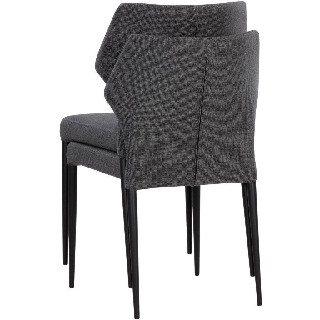 James Stackable Dining Chair - City Grey - Image 12