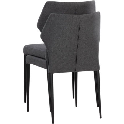 James Stackable Dining Chair - City Grey 107681 107681 JAMES STACKABLE DINING CHAIR CITY GREY 13