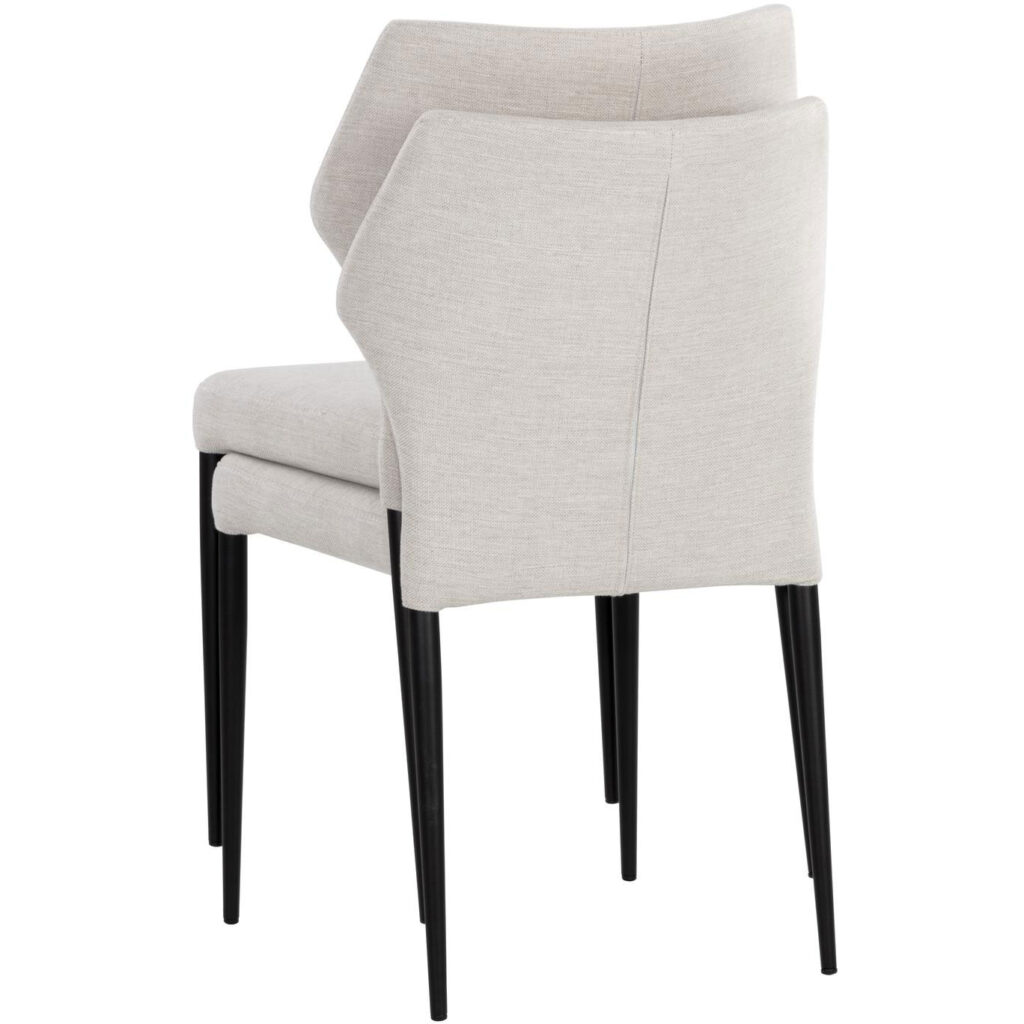 James Stackable Dining Chair - City Beige - Image 12