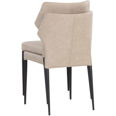 James Stackable Dining Chair - Bounce Stone 107683 107683 JAMES STACKABLE DINING CHAIR BOUNCE STONE 13