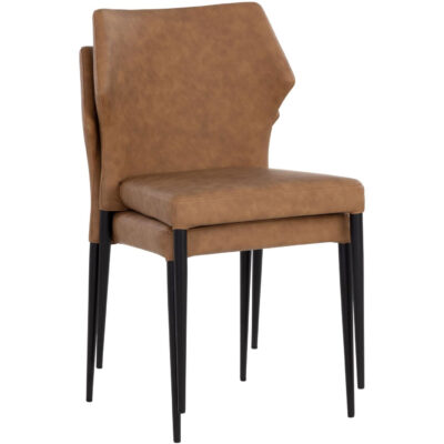 James Stackable Dining Chair - Bounce Nut 107685 107685 JAMES STACKABLE DINING CHAIR BOUNCE NUT 11