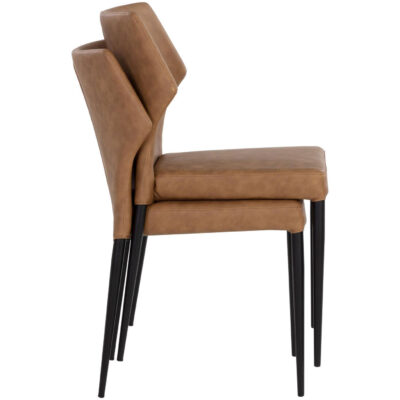 James Stackable Dining Chair - Bounce Nut 107685 107685 JAMES STACKABLE DINING CHAIR BOUNCE NUT 12