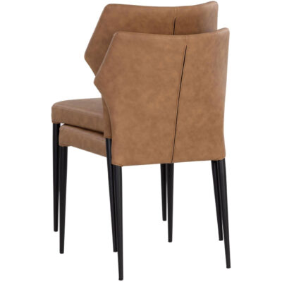 James Stackable Dining Chair - Bounce Nut 107685 107685 JAMES STACKABLE DINING CHAIR BOUNCE NUT 13