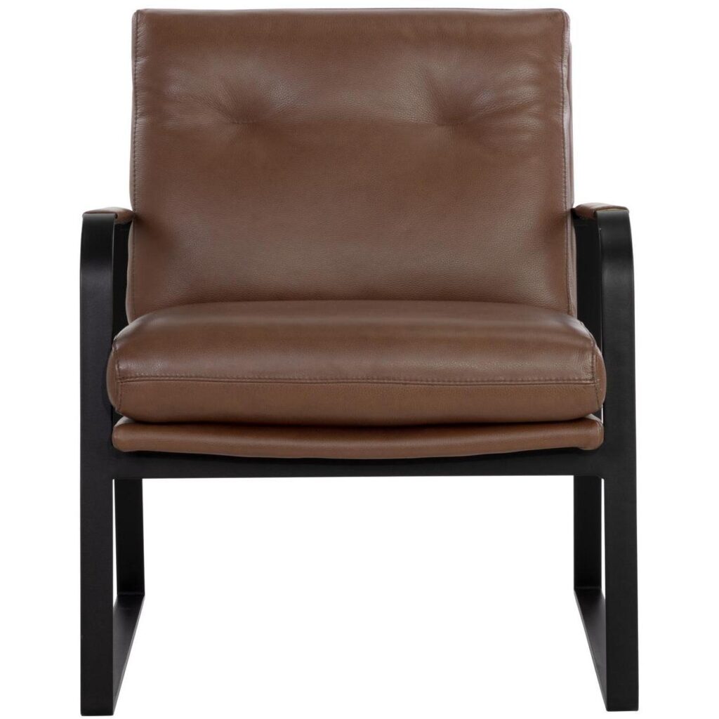 Sterling Lounge Chair - Missouri Mahogany Leather - Image 2