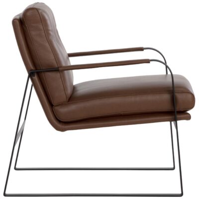 Sterling Lounge Chair - Missouri Mahogany Leather 107698 107698 STERLING LOUNGE CHAIR MISSOURI MAHOGNY LEATHER 2