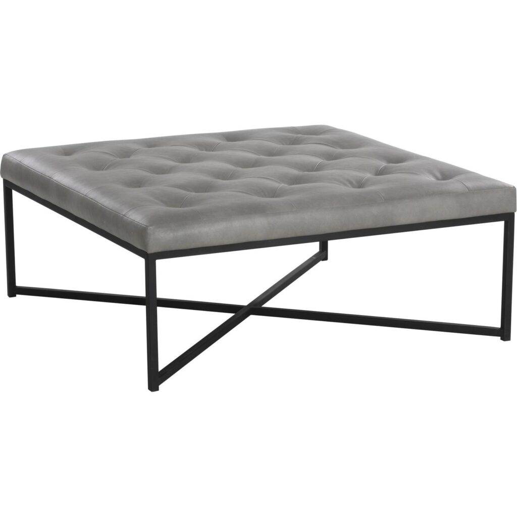 Endall Ottoman - Black - Bravo Metal