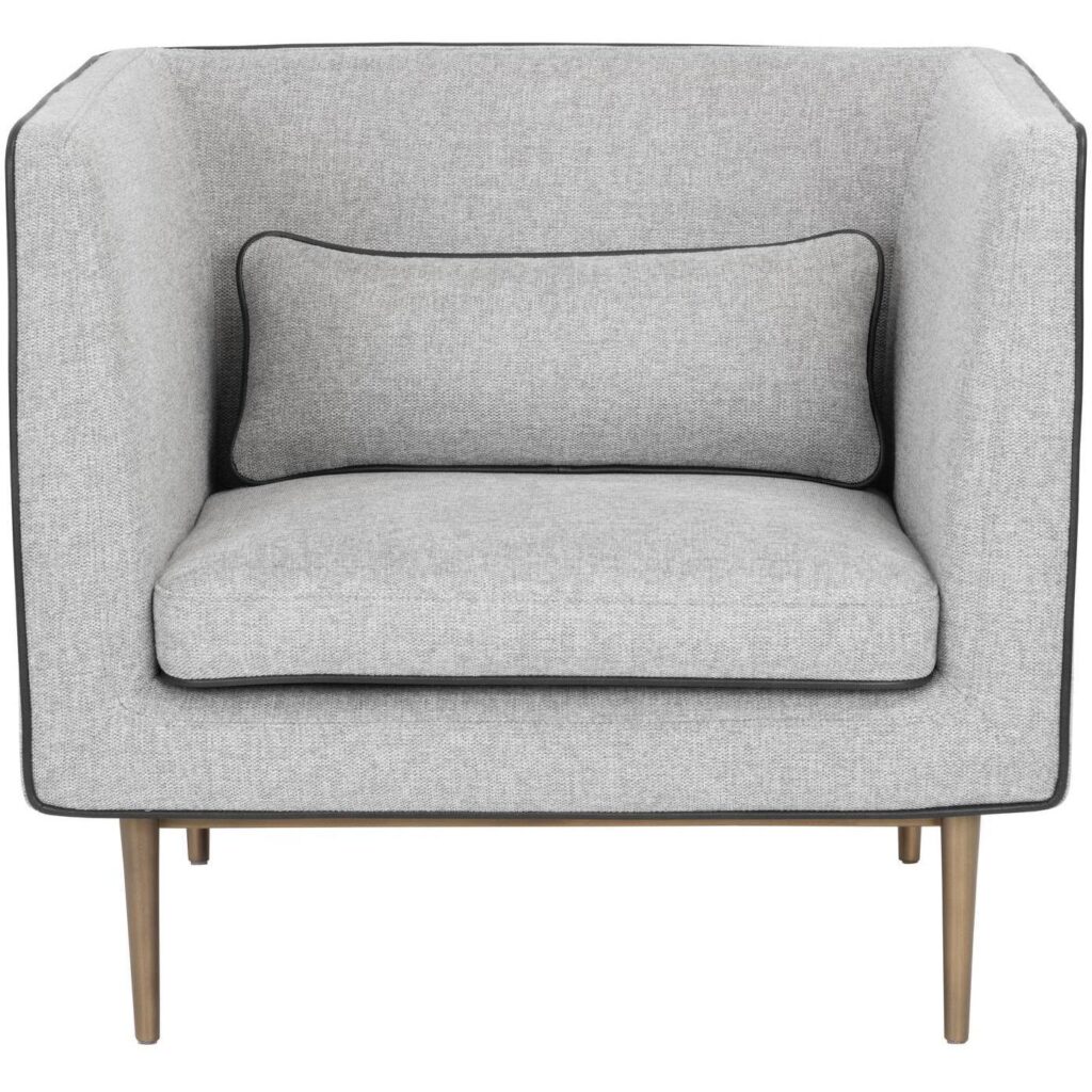 Batavia Armchair - Belfast Heather Grey - Image 2