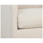 Portman Swivel Lounge Chair - Effie Linen 14 Portman Swivel Lounge Chair - Effie Linen - Image 6