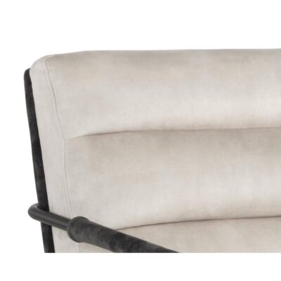 Tristen Lounge Chair - Nono Cream / Nono Dark Green 107777 107777 TRISTEN LOUNGE CHAIR NONO CREAM NONO DARK GREEN 7