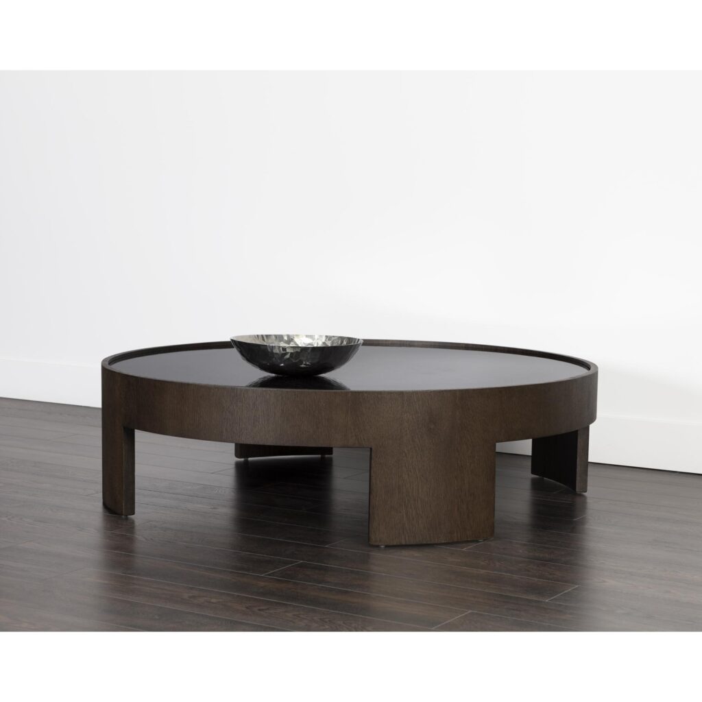 Brunetto Coffee Table - Large - Distressed Brown - Image 4