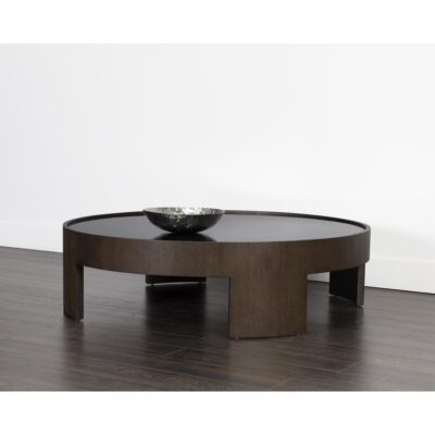 Brunetto Coffee Table - Large - Distressed Brown 107779 107779 BRUNETTO COFFEE TABLE LARGE DARK BROWN 5