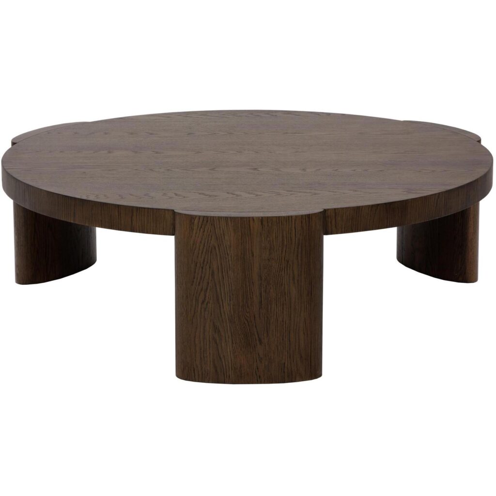 Alouette Coffee Table - Distressed Brown - Image 2