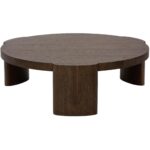 Alouette Coffee Table - Distressed Brown 5 Alouette Coffee Table - Distressed Brown 107781 107781 ALOUETTE COFFEE TABLE DARK BROWN 1