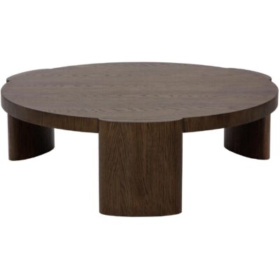 Alouette Coffee Table - Distressed Brown 107781 107781 ALOUETTE COFFEE TABLE DARK BROWN 1