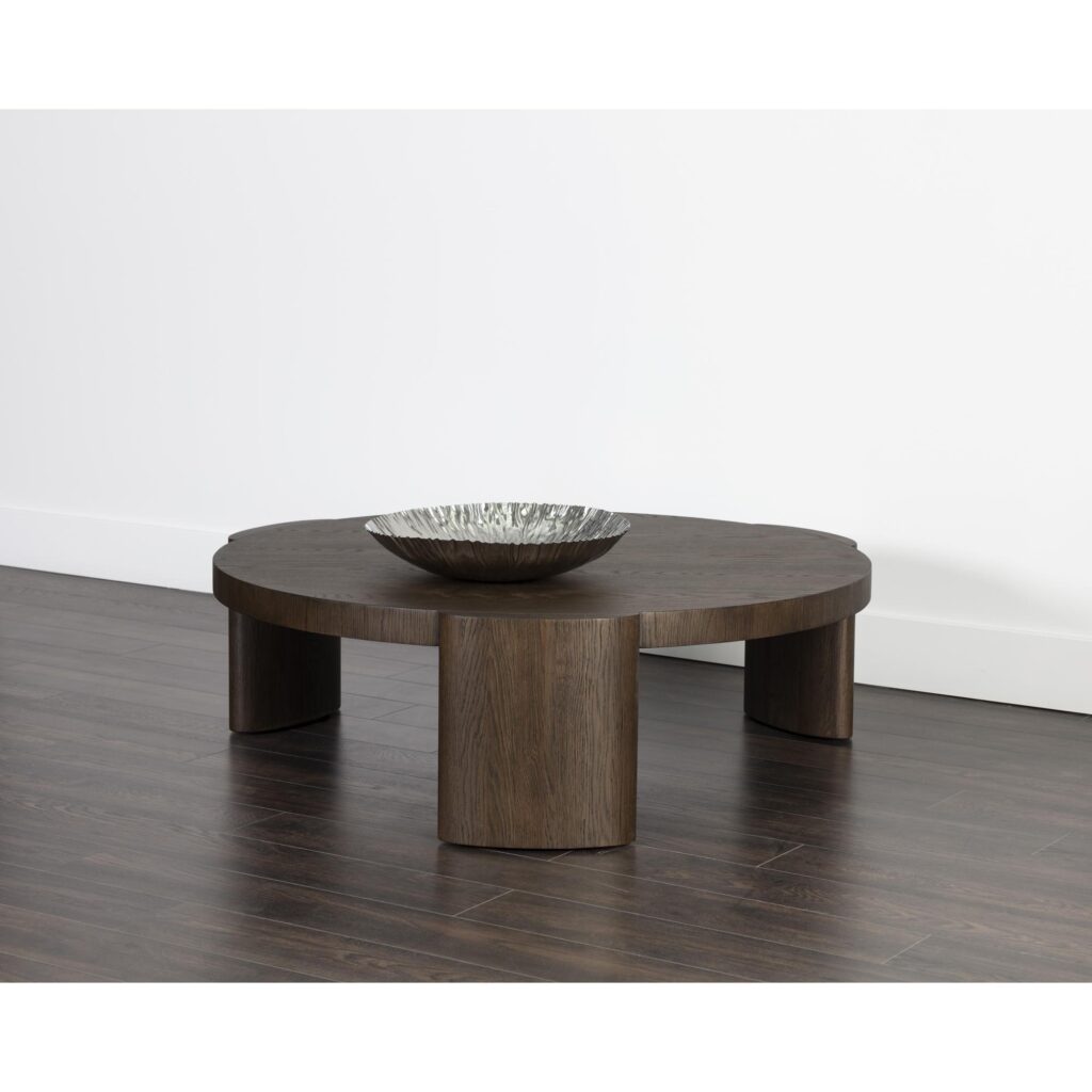 Alouette Coffee Table - Distressed Brown - Image 3