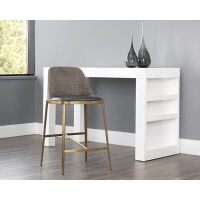 Dover Counter Stool - Bravo Portabella / Sparrow Grey 107816 107816 DOVER COUNTERSTOOL BRAVO PORTABELLA SPARROW GREY 5