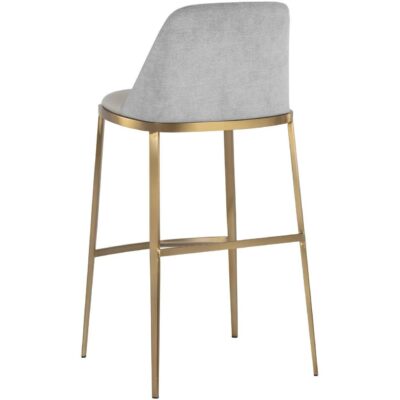 Dover Barstool - Napa Stone / Polo Club Stone 107817 107817 DOVER BAR STOOL NAPA STONE POLO CLUB STONE 3