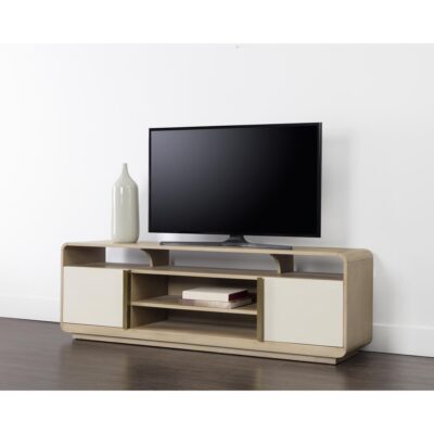 Kayden Media Console And Cabinet - Oyster Shagreen 107820 107820 KAYDEN MEDIA CONSOLE AND CABINET 5