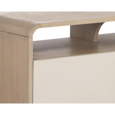 Kayden Media Console And Cabinet - Oyster Shagreen 107820 107820 KAYDEN MEDIA CONSOLE AND CABINET 6