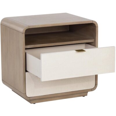 Kayden Nightstand - Oyster Shagreen 107821 107821 KAYDEN NIGHTSTAND 2