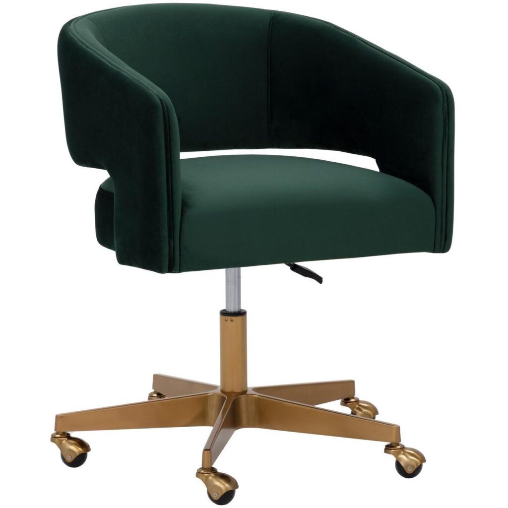 Claren Office Chair - Deep Green Sky