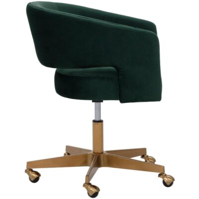 Claren Office Chair - Deep Green Sky 107851 107851 CLAREN OFFICE CHAIR DEEP GREEN SKY 2