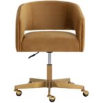 Claren Office Chair - Gold Sky 9 Claren Office Chair - Gold Sky 107852 107852 CLAREN OFFICE CHAIR GOLD SKY 1