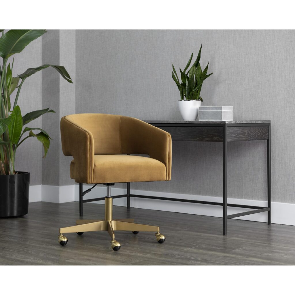 Claren Office Chair - Gold Sky - Image 5