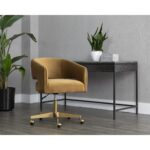 Claren Office Chair - Gold Sky 12 Claren Office Chair - Gold Sky 107852 107852 CLAREN OFFICE CHAIR GOLD SKY 5