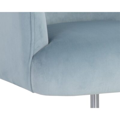 Karina Office Chair - Cornflower Blue Sky 107853 107853 KARINA OFFICE CHAIR CORNFLOWER BLUE 6