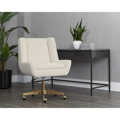 Mirian Office Chair - Zenith Alabaster 107855 107855 MIRIAN OFFICE CHAIR ZENITH ALABASTER 5