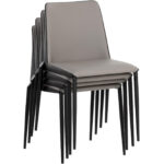 Renee Stackable Dining Chair - Dillon Stratus / Dillon Black 20 Renee Stackable Dining Chair - Dillon Stratus / Dillon Black 107879 107879 RENEE STACKABLE DINING CHAIR DILLON STRATUS DILLON BLACK 12