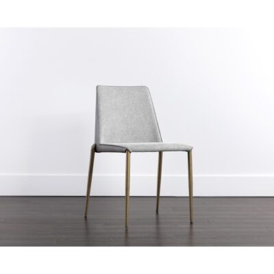 Renee Stackable Dining Chair - Belfast Heather Grey / Bravo Metal 107880 107880 RENEE STACKABLE DINING CHAIR BELFAST HEATHER GREY BRAVO ASH 5