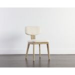Rickett Dining Chair - Weathered Oak - Dove Cream 12 Rickett Dining Chair - Weathered Oak - Dove Cream 107883 107883 RICKETT DINING CHAIR WEATHERED OAK DOVE CREAM 5
