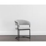 Marris Dining Armchair - Gunmetal - Belfast Heather Grey 12 Marris Dining Armchair - Gunmetal - Belfast Heather Grey 107885 107885 MARRIS DINING ARMCHAIR GUNMETAL BELFAST HEATHER GREY 5