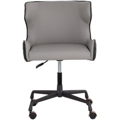 Gianni Office Chair - Dillon Stratus / Dillon Black 107887 107887 GIANNI OFFICE CHAIR DILLON STRATUS DILLON BLACK 1