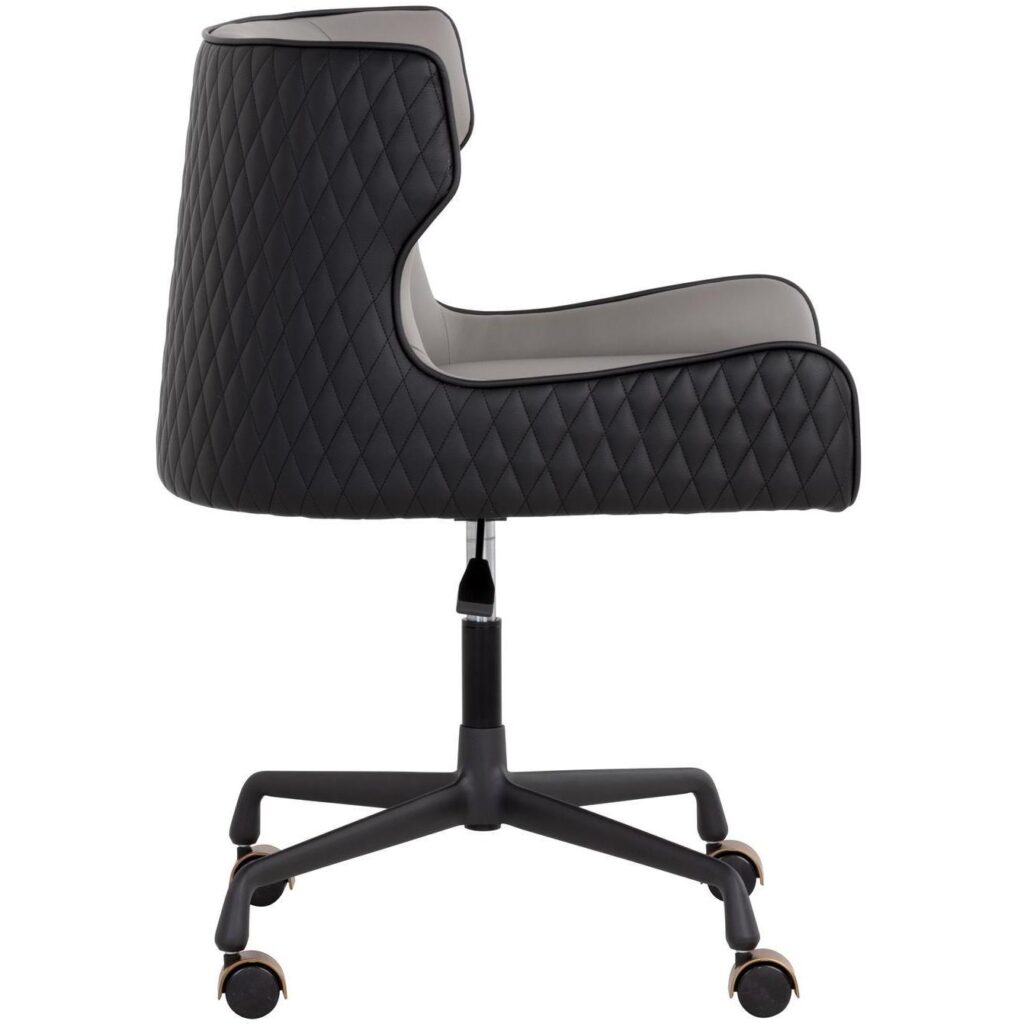 Gianni Office Chair - Dillon Stratus / Dillon Black - Image 3