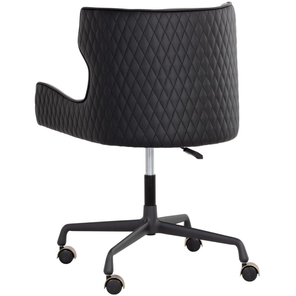 Gianni Office Chair - Dillon Stratus / Dillon Black - Image 4