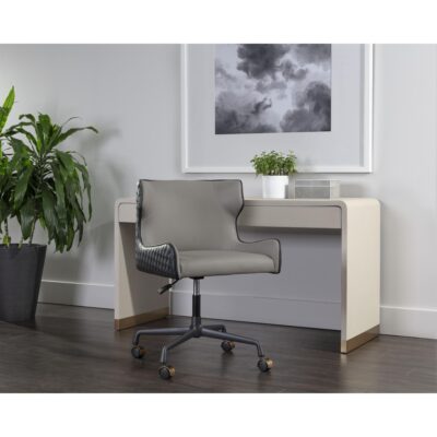 Gianni Office Chair - Dillon Stratus / Dillon Black 107887 107887 GIANNI OFFICE CHAIR DILLON STRATUS DILLON BLACK 5