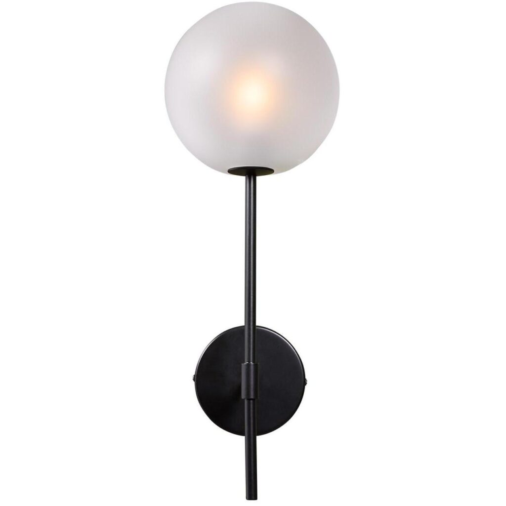 Izora Sconce - Black - Frosted