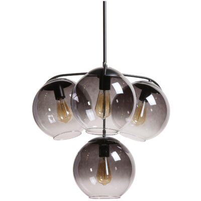 Kamara Chandelier - Black 107925 107925 KAMARA CHANDELIER BLACK 1