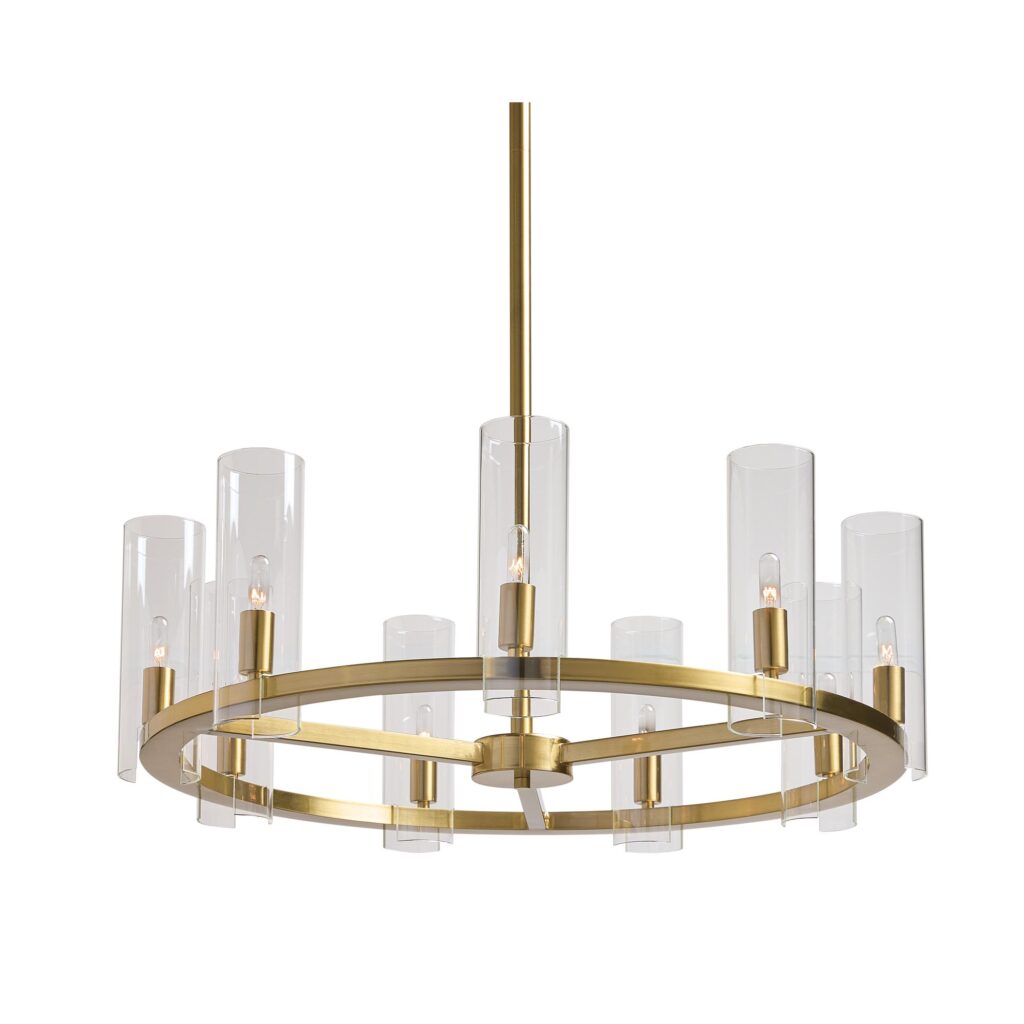 Clarabelle Chandelier - Small - Brass