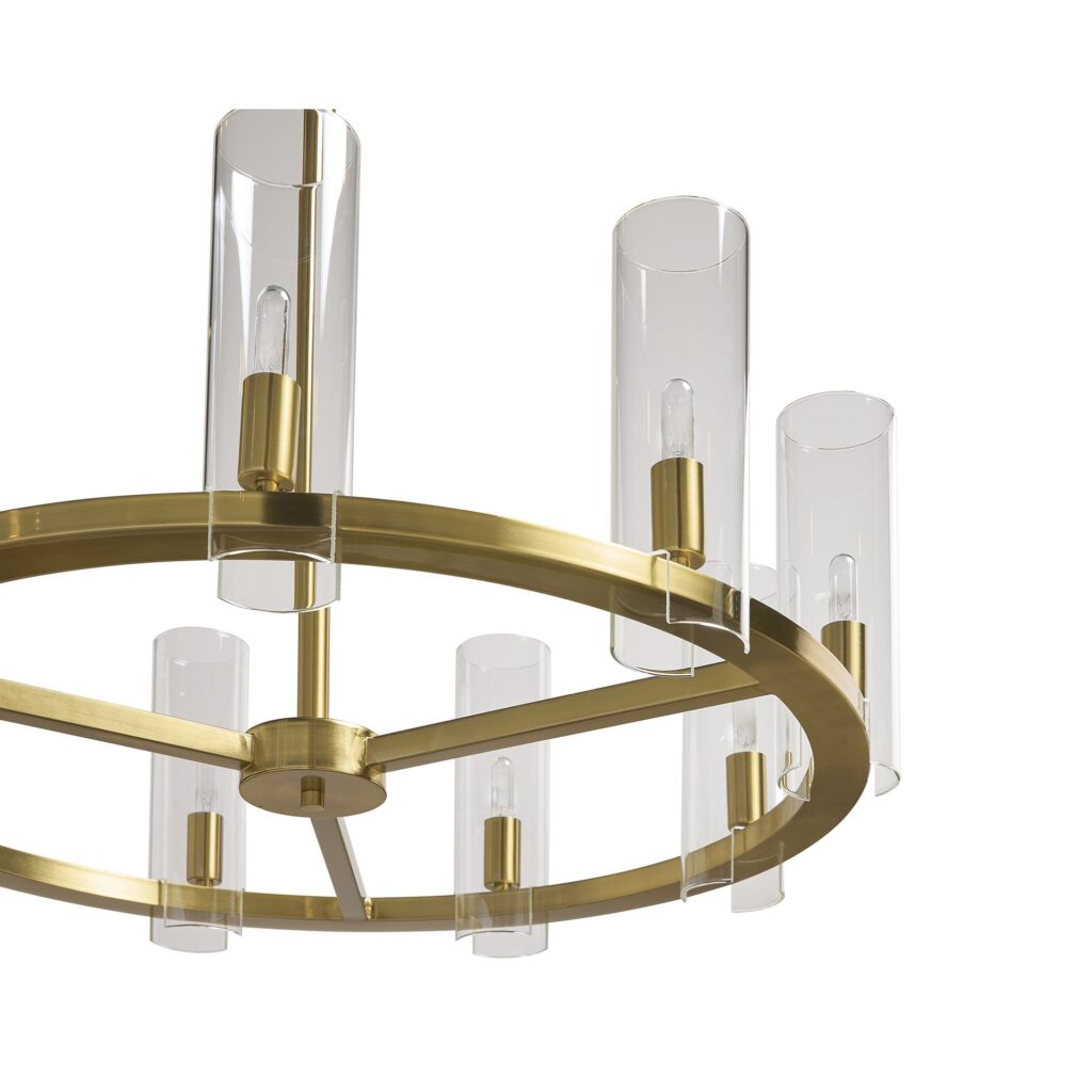 Clarabelle Chandelier - Small - Brass - Image 4