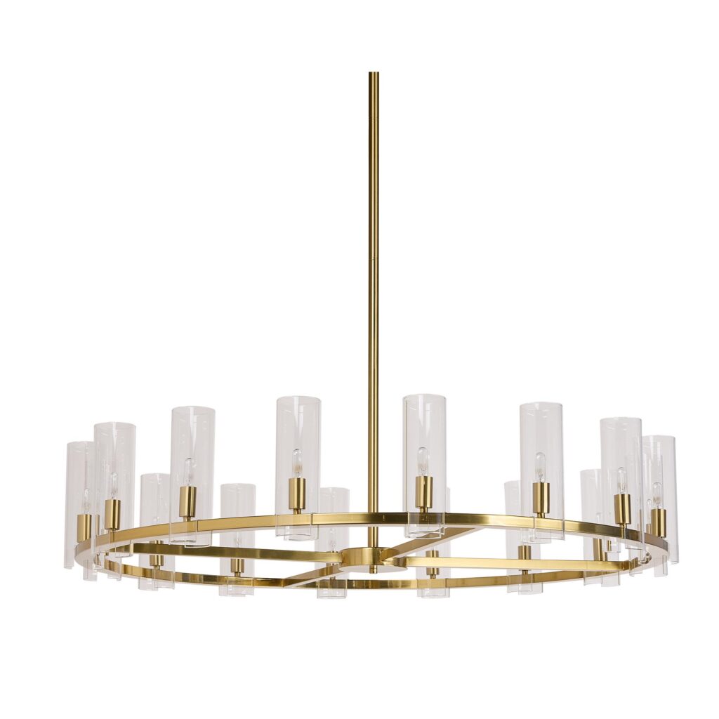 Clarabelle Chandelier - Large - Brass - Image 2