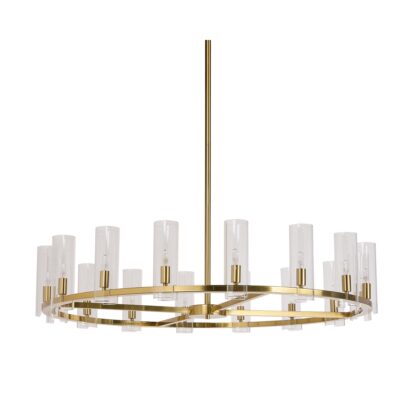 Clarabelle Chandelier - Large - Brass 107928 107928 CLARABELLE CHANDELIER LARGE BRASS 1