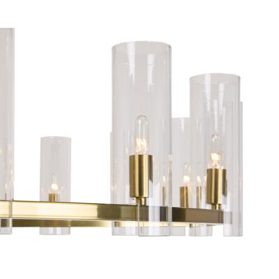 Clarabelle Chandelier - Large - Brass 107928 107928 CLARABELLE CHANDELIER LARGE BRASS 8